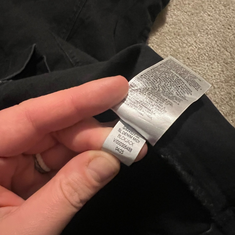 Old Navy Black Midi Dress - Square Neck Tank Style - Picture 9 of 10